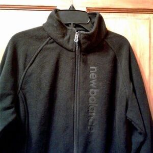 New Balance Women's Size M Black Fleece Jacket